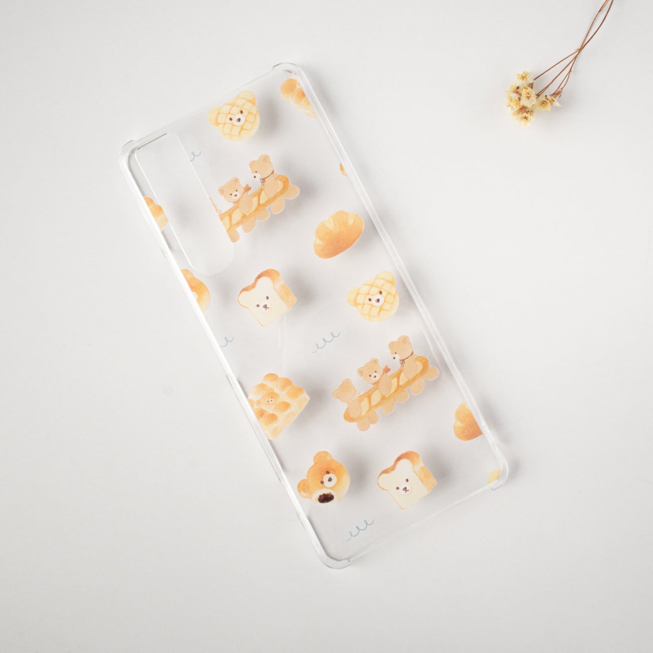 くまのパン屋さんスマホケース【iPhone/Android】クリア | teplopolka
