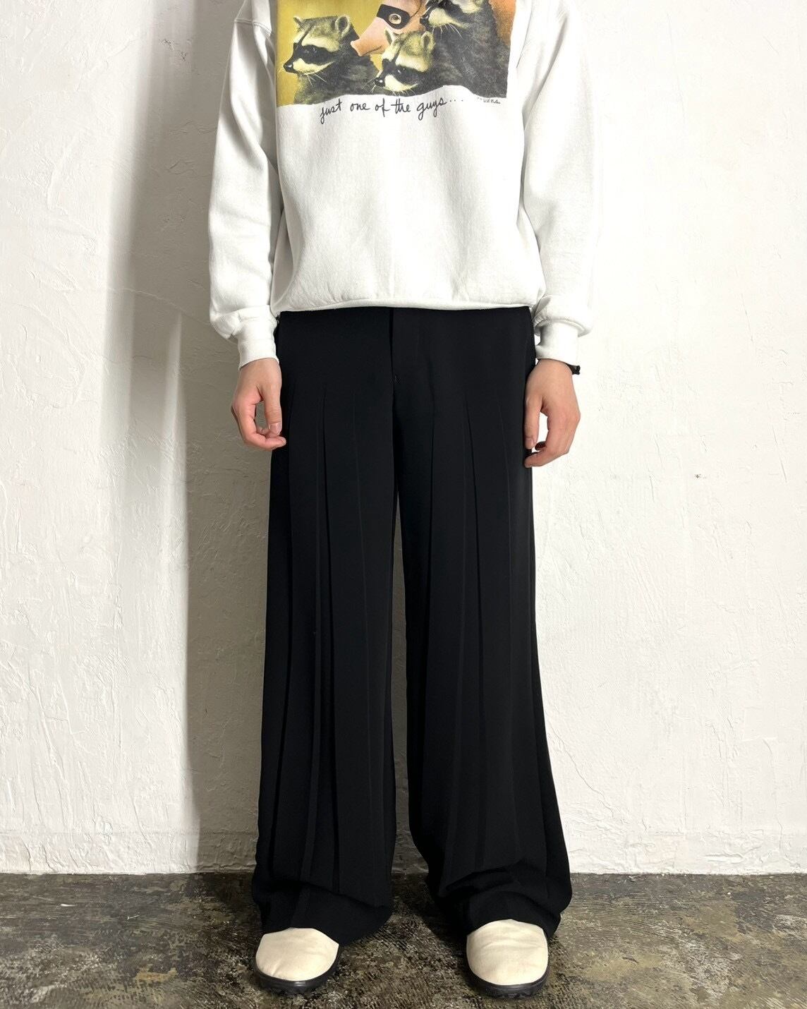 17AW ISSEY MIYAKE FETE Pleats Wide Pants
