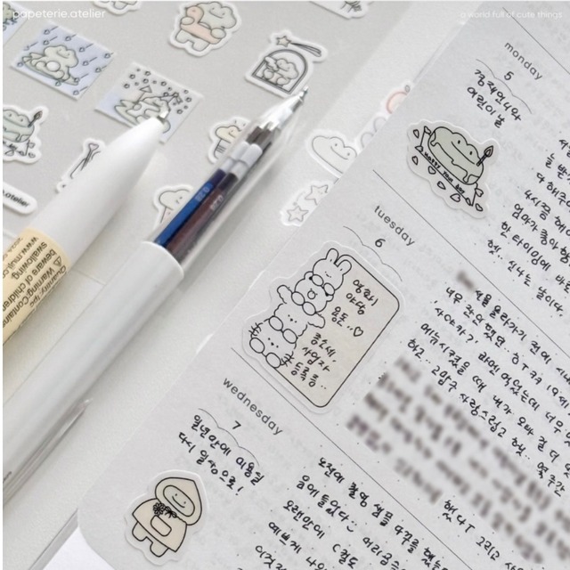 papeterie.atelier 〔rire 02 sticker〕