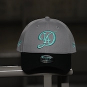 【gifthat別注】NEW ERA 940/9FORTY ロサンゼルス・ドジャース CITY CONNECT GRAY SEAGLASS