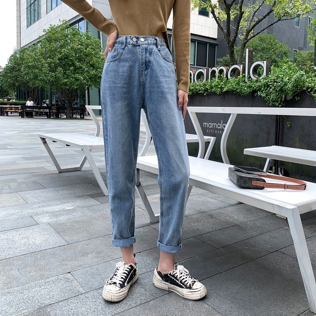 サマースタイルハイウェストウェストワイドレッグジーンズ カジュアルルーズパンツ 夏物 ワイドパンツ 6Du_Shop_Women91687390218