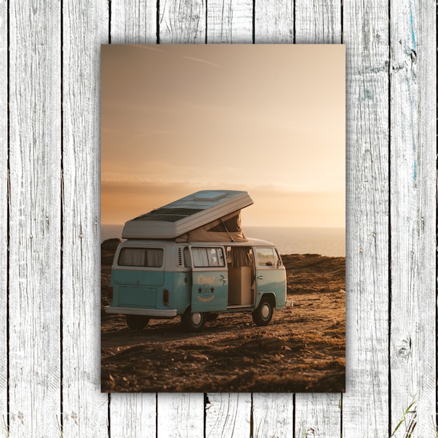 Camper Van【アートポスター専門店 Aroma of Paris】[SD-000718]