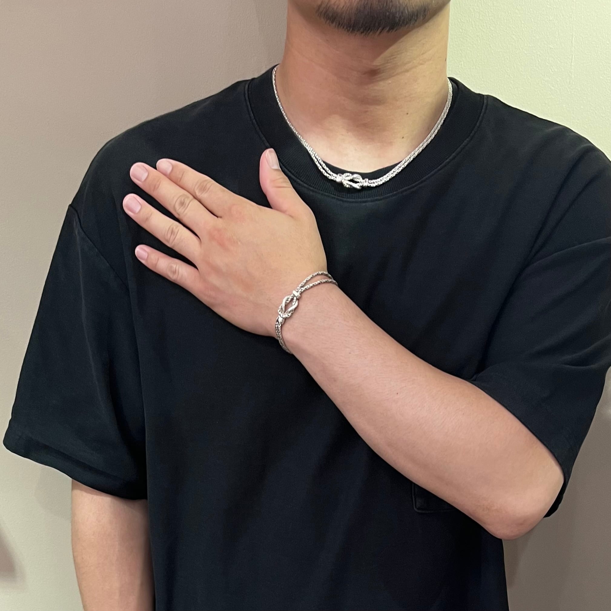 希少【TIFFANY&CO.】 2647 ティファニー アンドコーダブルロープ