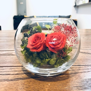 Preserved Flower glass