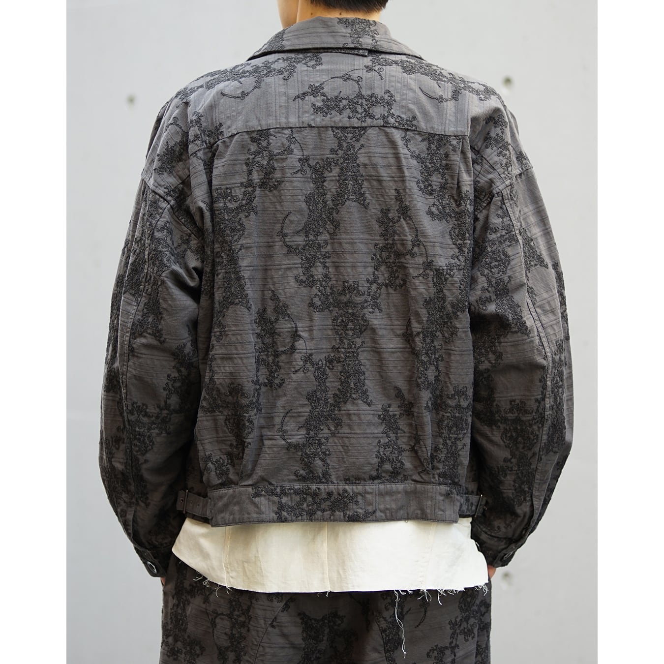 The Viridi-anne] (ザヴィリディアン) VI-3963-06 EMBROIDERED STRIPE