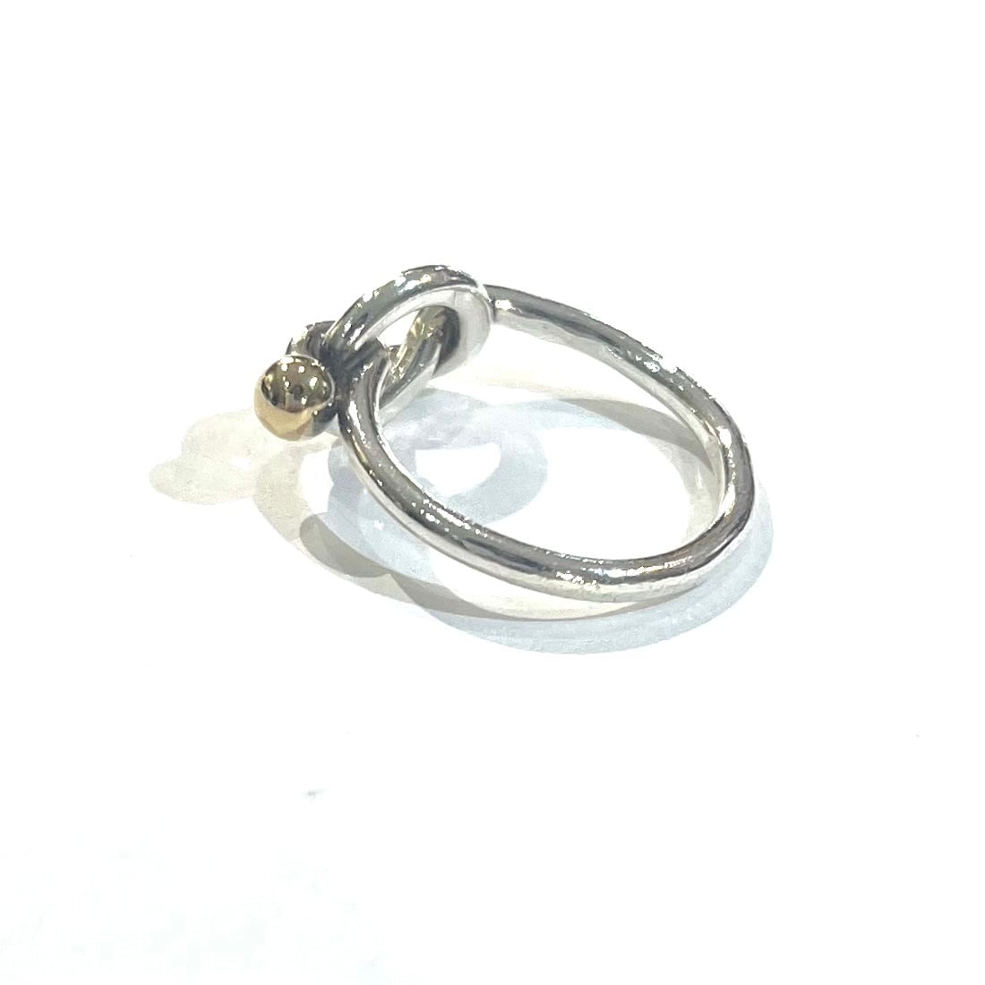 希少サイズ 2159 【 TIFFANY&CO. 】TIFFANY &CO silver925.K18 11.5号