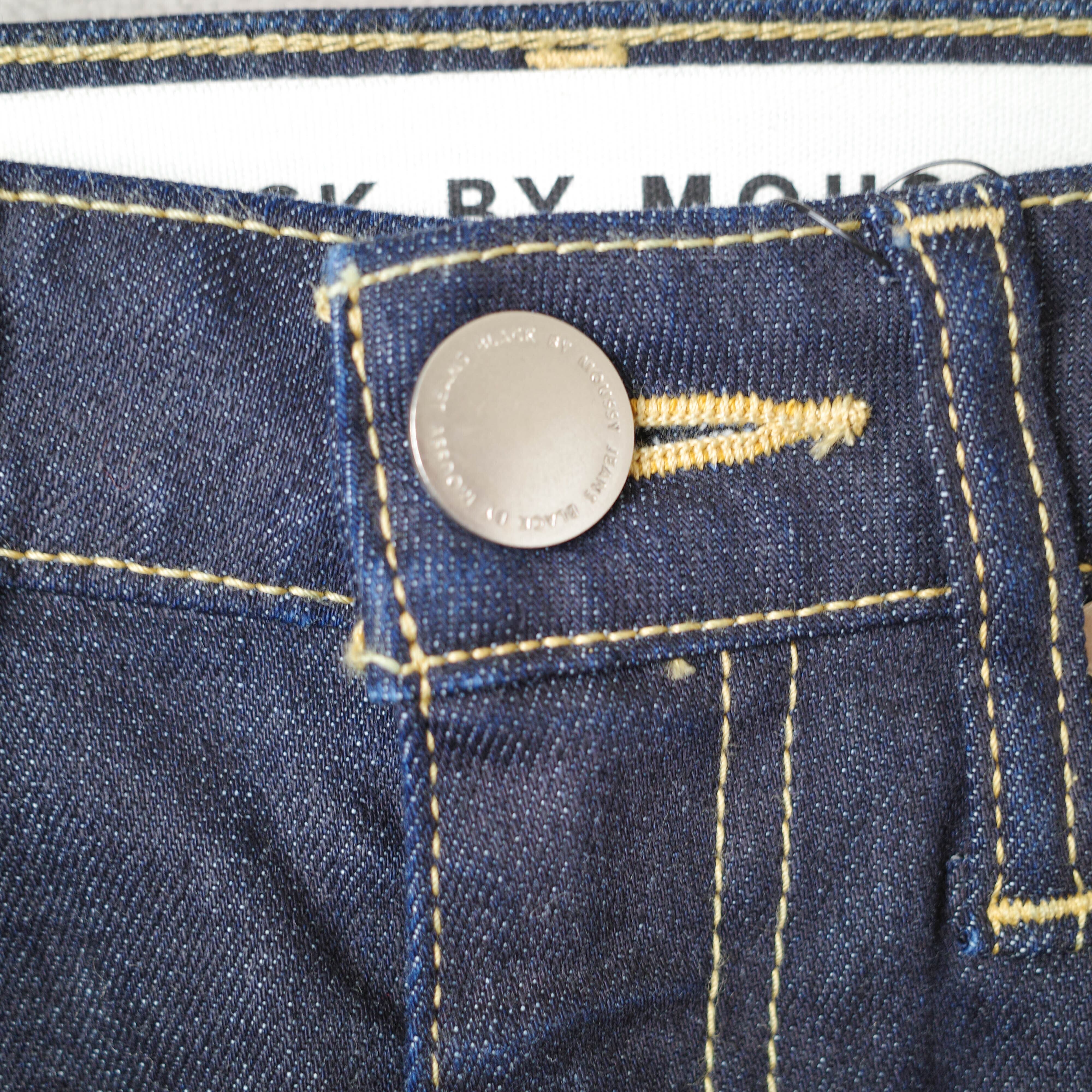 [NEW] BLACK by MOUSSY	CRYSTAL ONE WASH DENIM PANTS  070BA012-0090