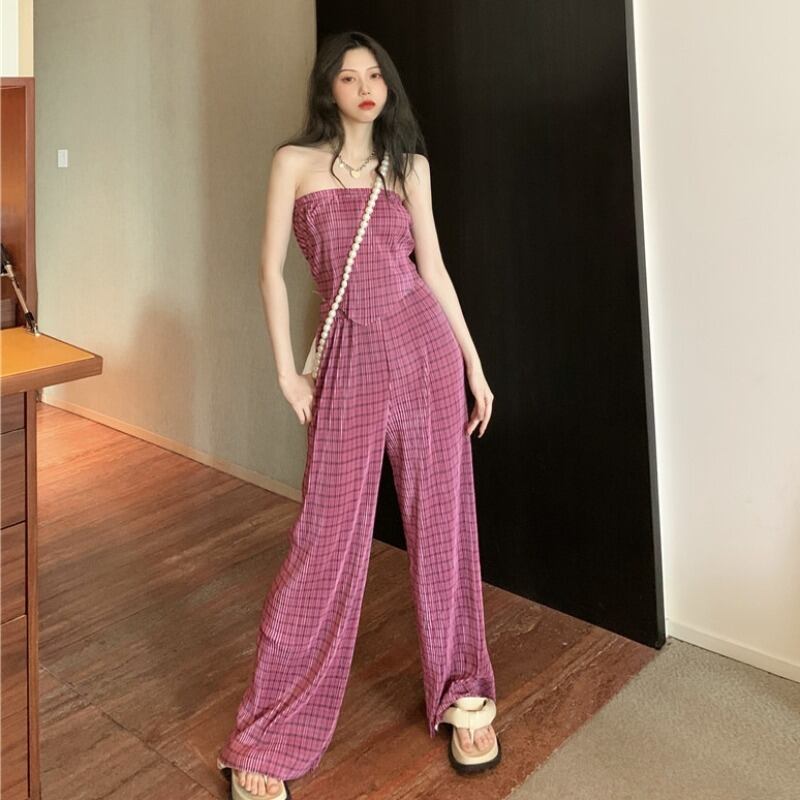 レディースサマートップス ハイウェストウェスト薄手カジュアルパンツ 夏物 ハンチェンe48639804224