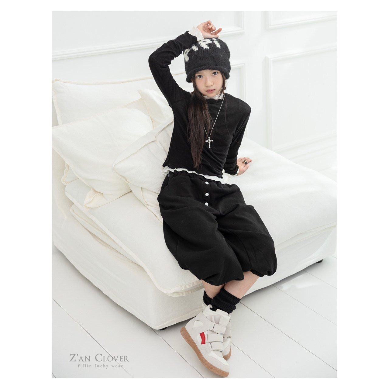 ZAN CLOVER［取寄］wave layered tee 26winter
