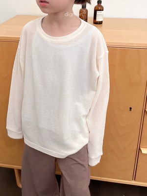 [DIGREEN] See-through T-shirt / [디그린] 시스루티셔츠