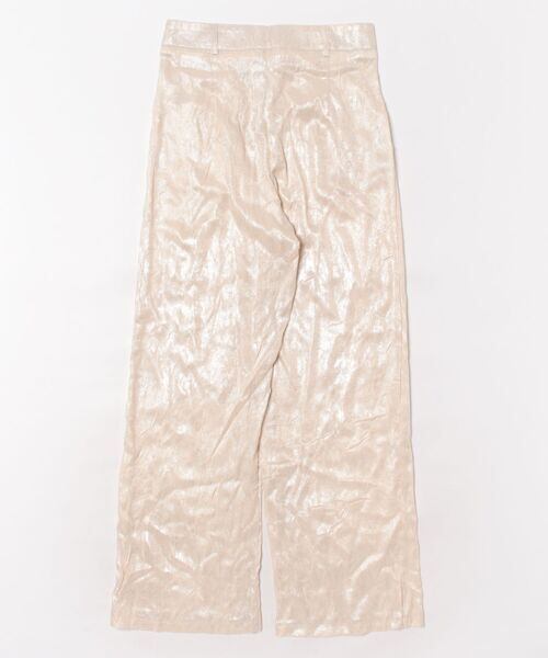 sun026 ワッシャーストレートパンツ ivory | エルキカク