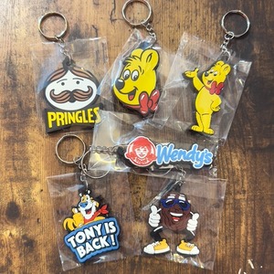 【企業キャラ】ラバーキーホルダー ★