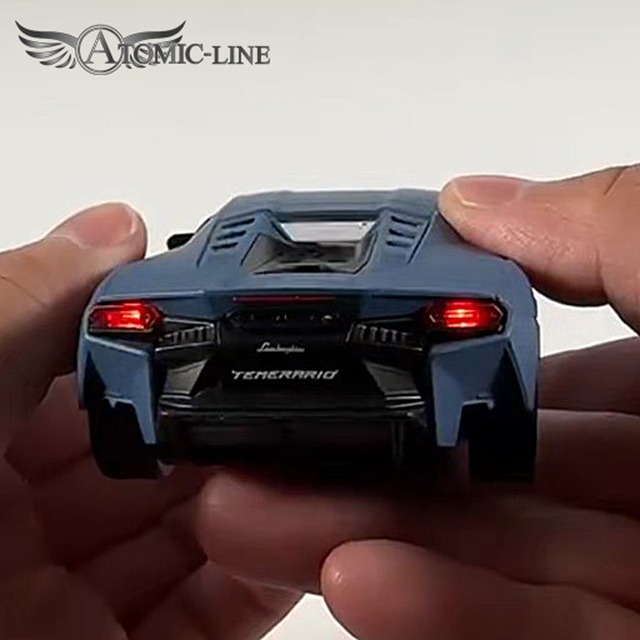 ランボルギーニ テメラリオ 1/32 ミニカー 全2色 ライト点灯 サウンド 合金モデル 模型 ジオラマ