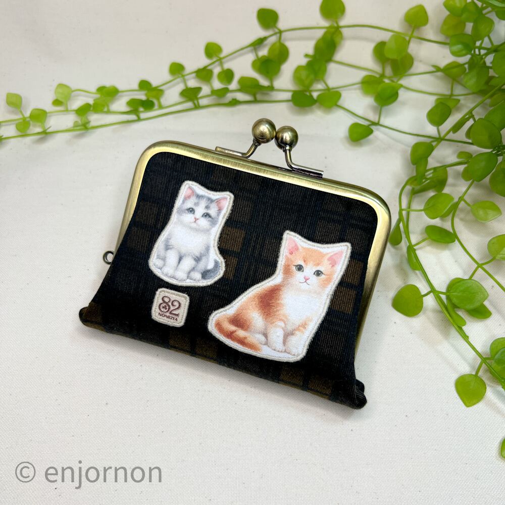 ✾kohakono✾　がま口お財布 がま口お財布ショルダー (マットシュリンクレザー) 【aw-17nns