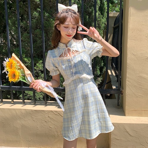 ✞ ウエストすっきり☆着痩せチェック柄レーススカート 大人ガーリー スウィート キュート カジュアル ✞ゴスロリ SM ミリ 甘ロリ クラロリ 和ロリ エレガント 黒ロリ 姫ロリ 華ロリ BB-BB9008082