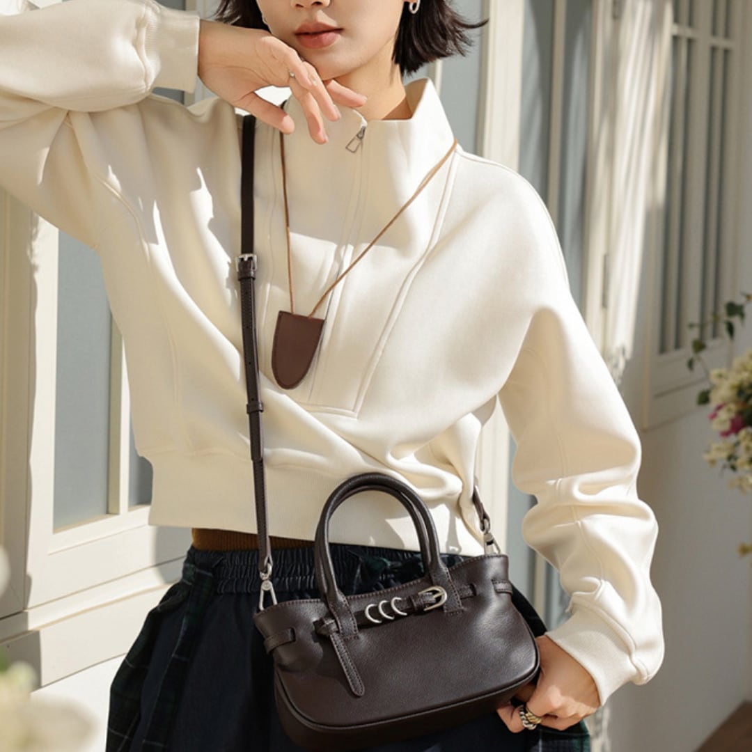 Belt design hand & shoulder bag G1087