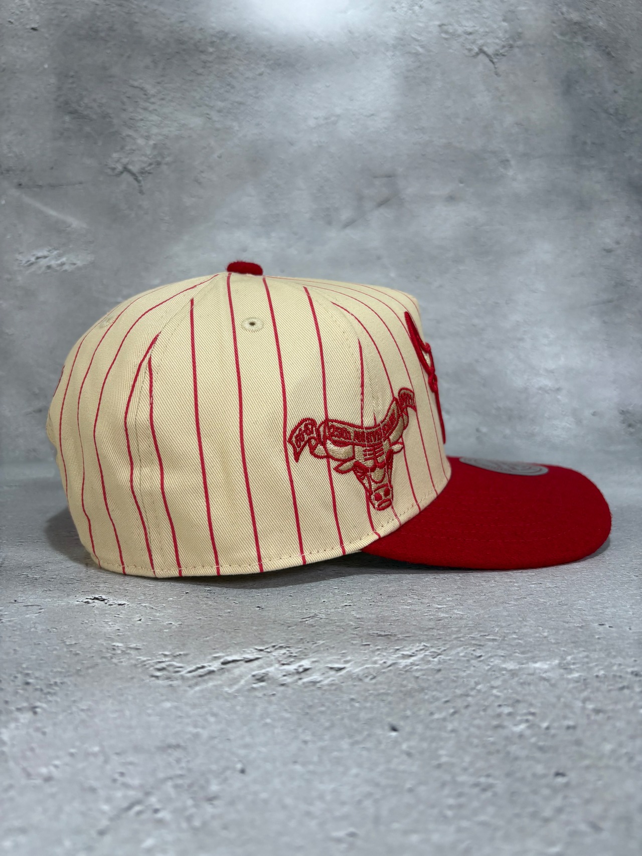 Mitchell＆Ness/ミッチェルアンドネス NBA シカゴ・ブルズ キャップ クリーム