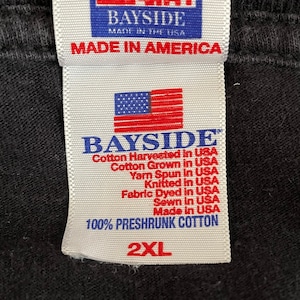 【BAYSIDE】USA製 AIR FORCE Tシャツ ロゴ XXL ビッグサイズ エアフォース ベイサイド US古着 アメリカ古着