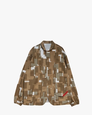 PHINGERIN NIGHT SHIRT NEL OVERLAYED SQUARES