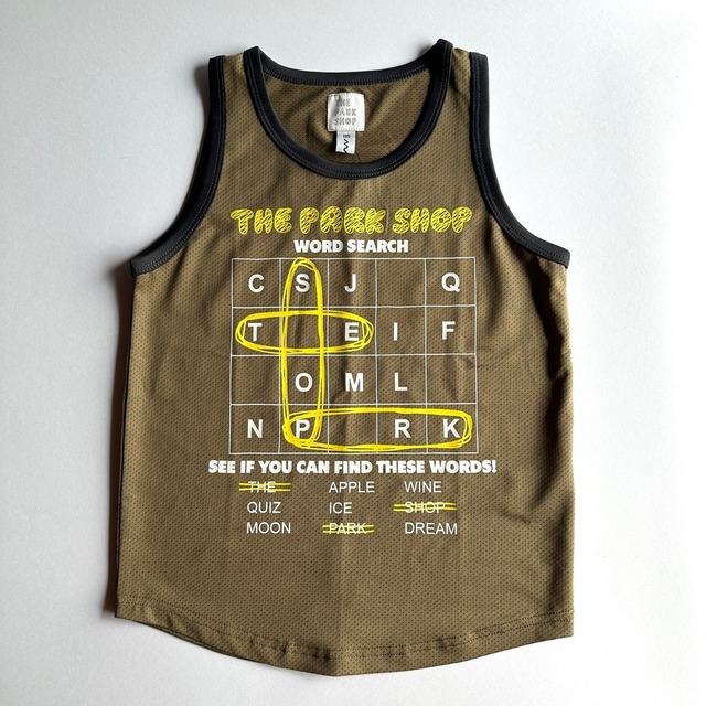 The Park Shop Mesh Tank Top【115-145cm】Khaki