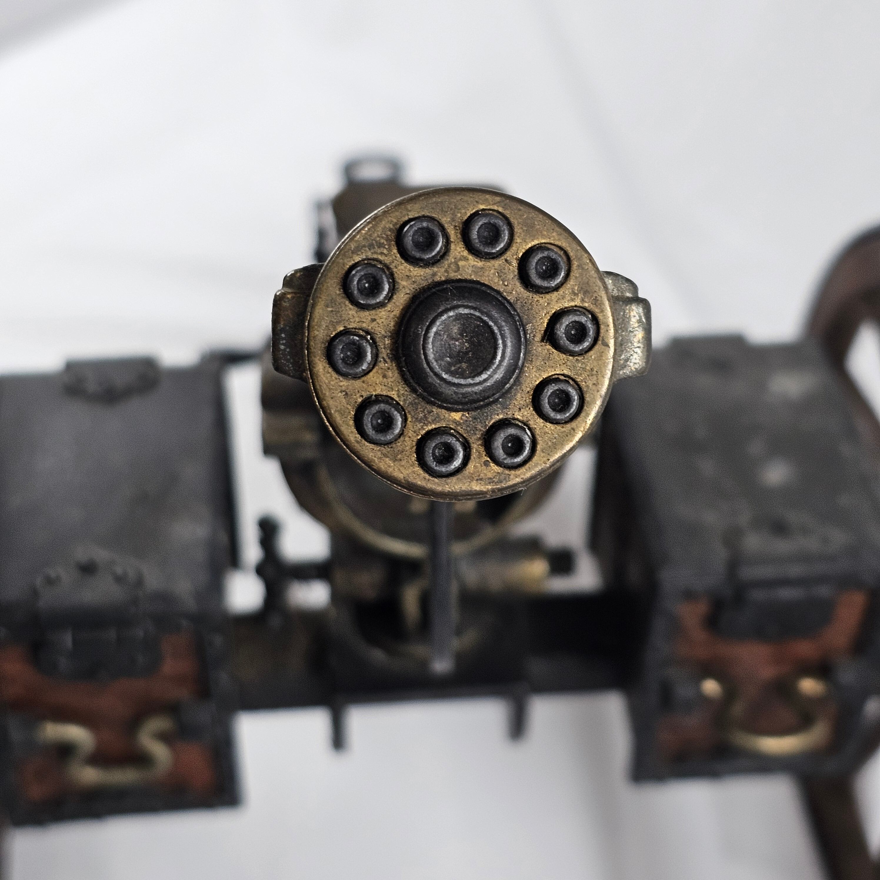 【希少】ガトリング砲 ミニチュア モデル 1883 ギミック可動 ハートフォード 希少】ガトリング砲 ミニチュア モデル 1883 ギミック可動 ハート