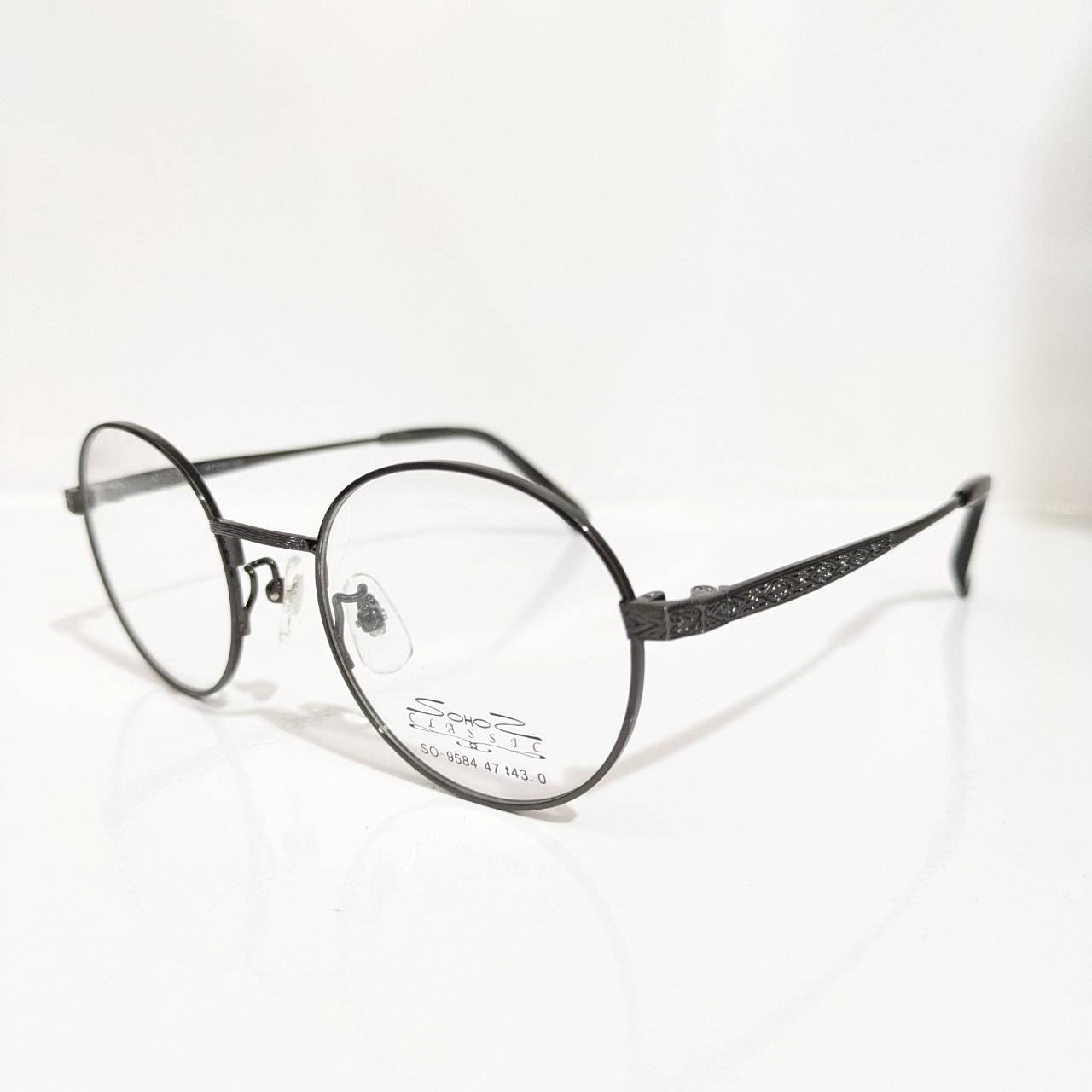 【SOHOZ】屈折率1.67遠近両用セット ラウンド ガンメタ