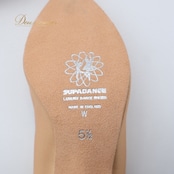 社交ダンス 衣装 スタンダード シューズ 5 1/2サイズ ピンク系 オレンジ系 SUPADANCE 靴 くつ ヒール レディース 無地 シンプル 光沢 上品 イングランド製 ダンス衣装 練習 レッスン イベント ステージ かわいい 明るい 華やか パーティー