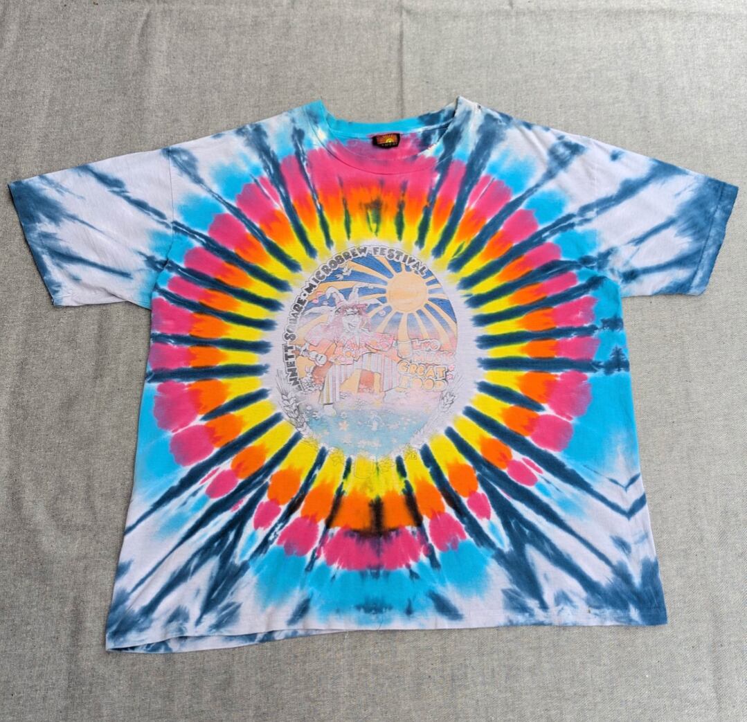 KENNETT SQUARE MICROBREW FESTIVAL tie dye tee 小岩店