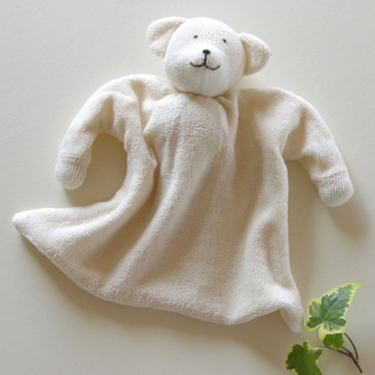 オーガニックコットン　ほおずり人形　タオル