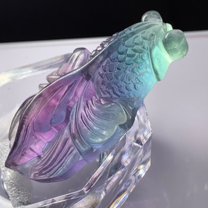 5.穴有り✩大型✩美しい金魚さんグラデーションフローライト