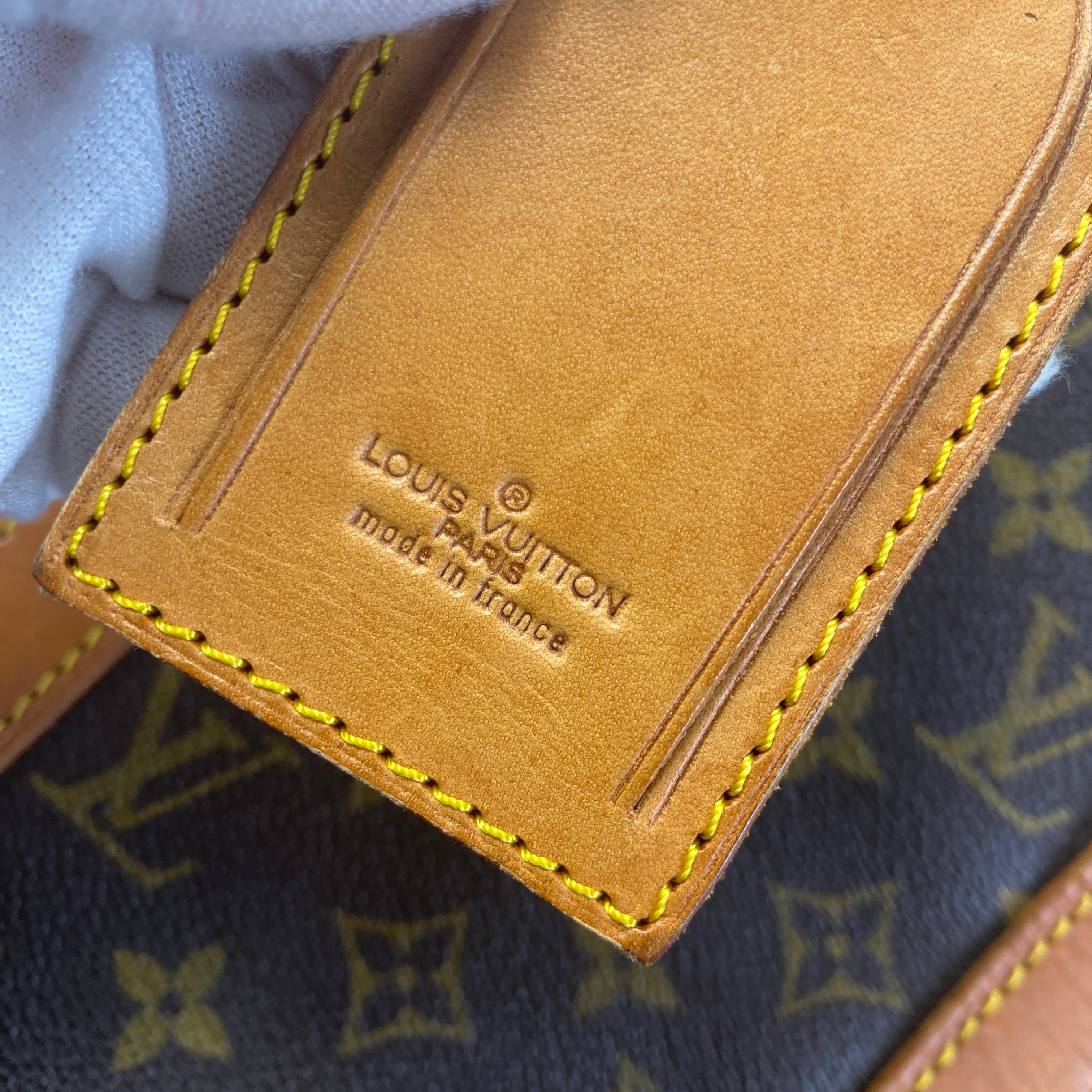 LOUIS VUITTON ルイヴィトン PVC ボストンバッグ ベージュ A LOUIS VUITTON ルイヴィトン PVC ボストンバッグ ベージュ A
