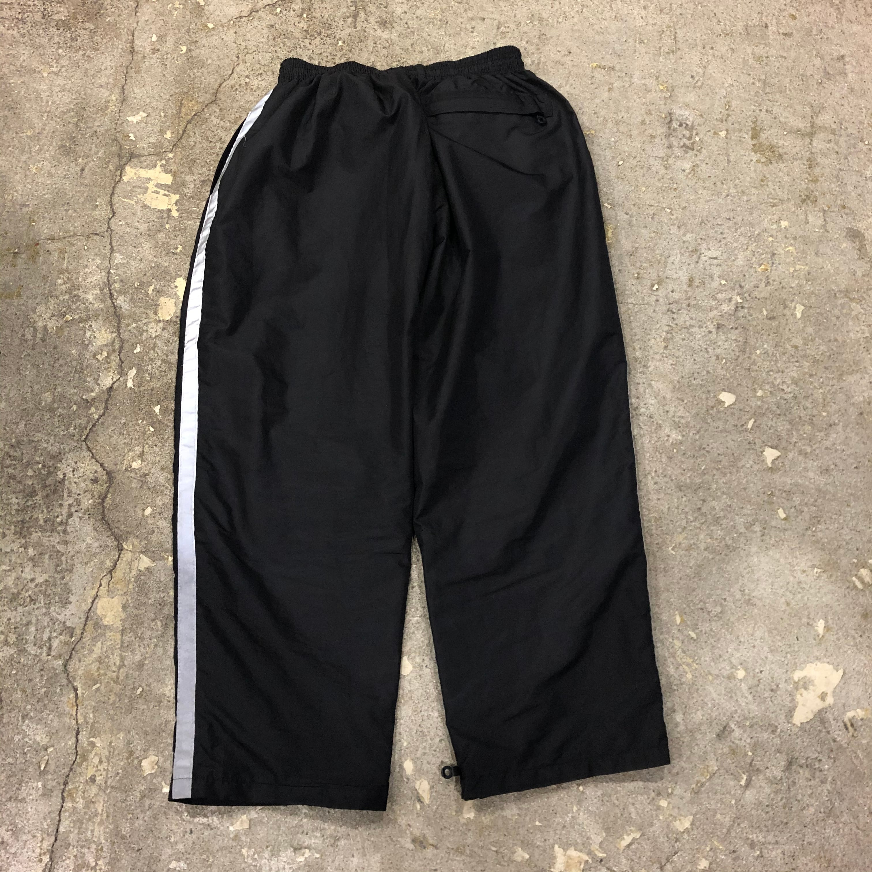 90s Stussy Sport reflector line nylon pant | What