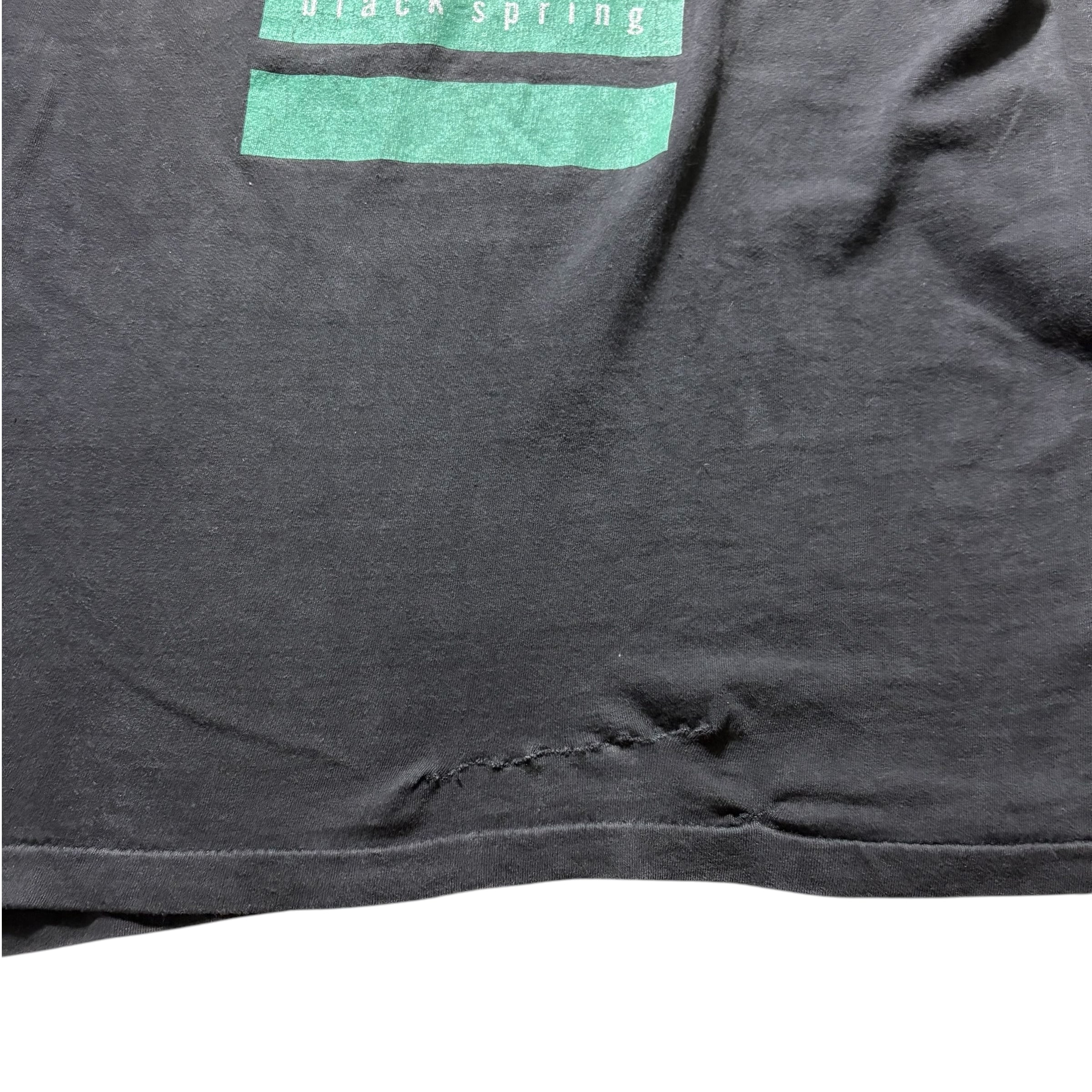 vintage 1990's LUSH long sleeves music tee “Black Spring” | NOIR