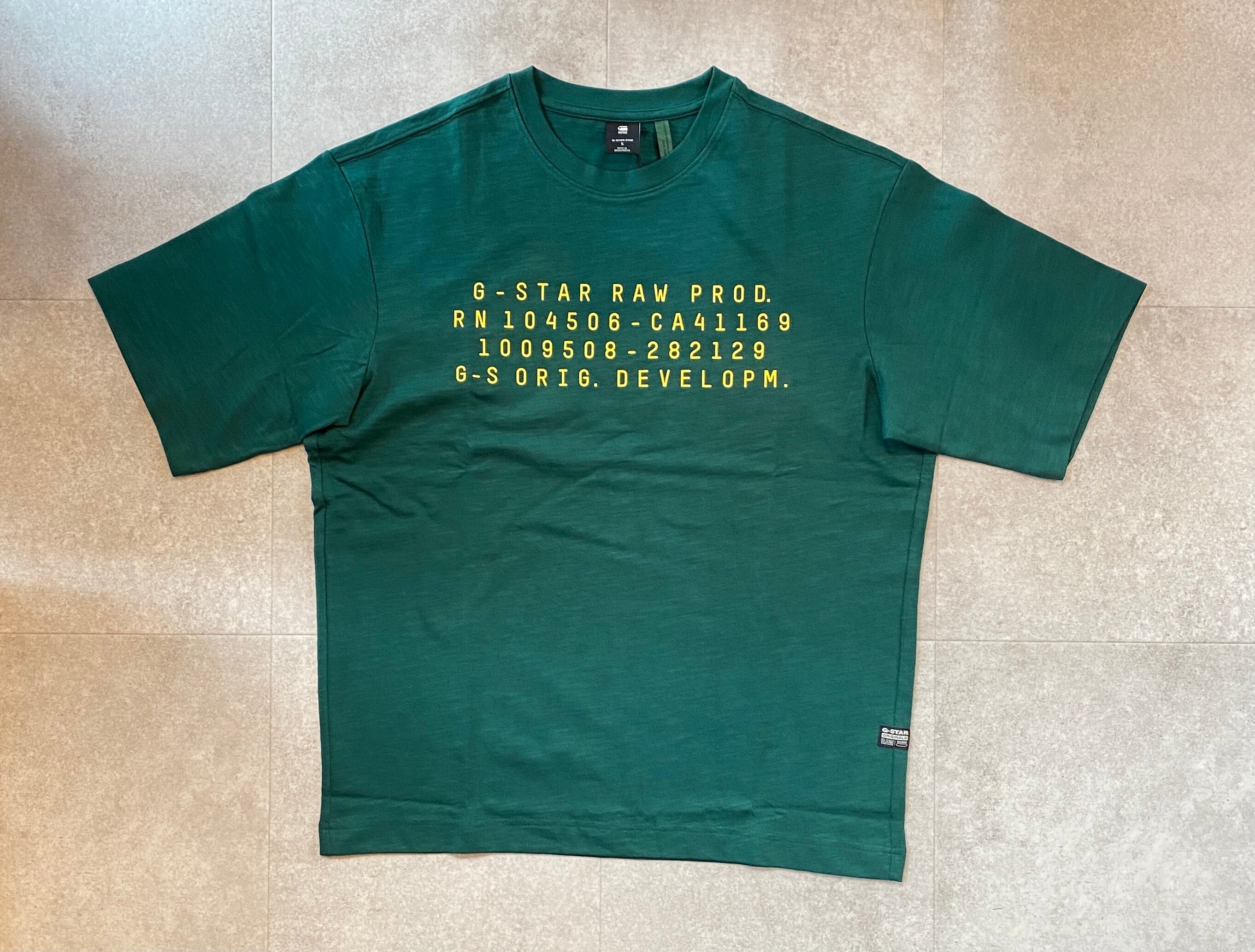 G-STAR.RAW / TEXT GRAPHIC LOOSE / D20196-B248 / ユルTEE / ドロップショルダー