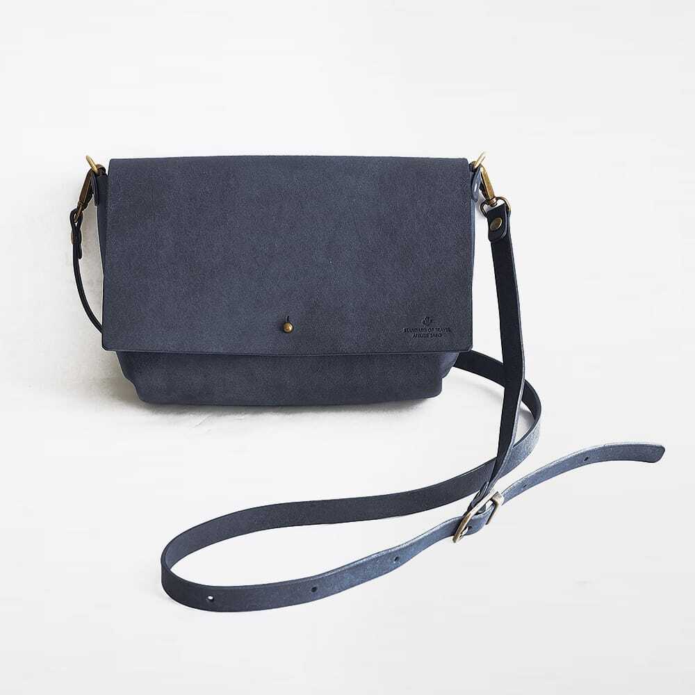 【本革】オーダー品　フルレザーショルダーバック　ブラック　一点もの バッグ | セミオーダーできる革小物ブランド｜ATELIER SABO 公式