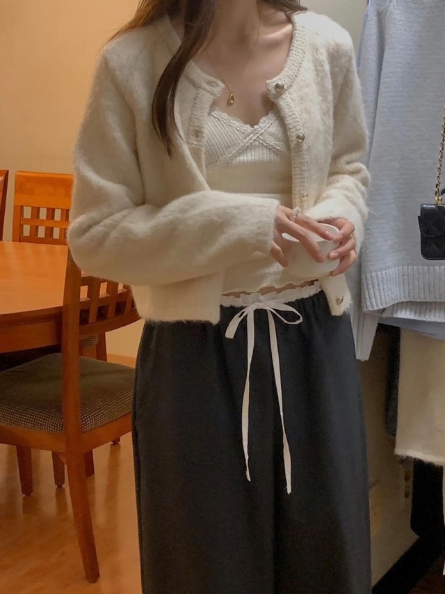 (予約) miel / Ever fleece pants 2color