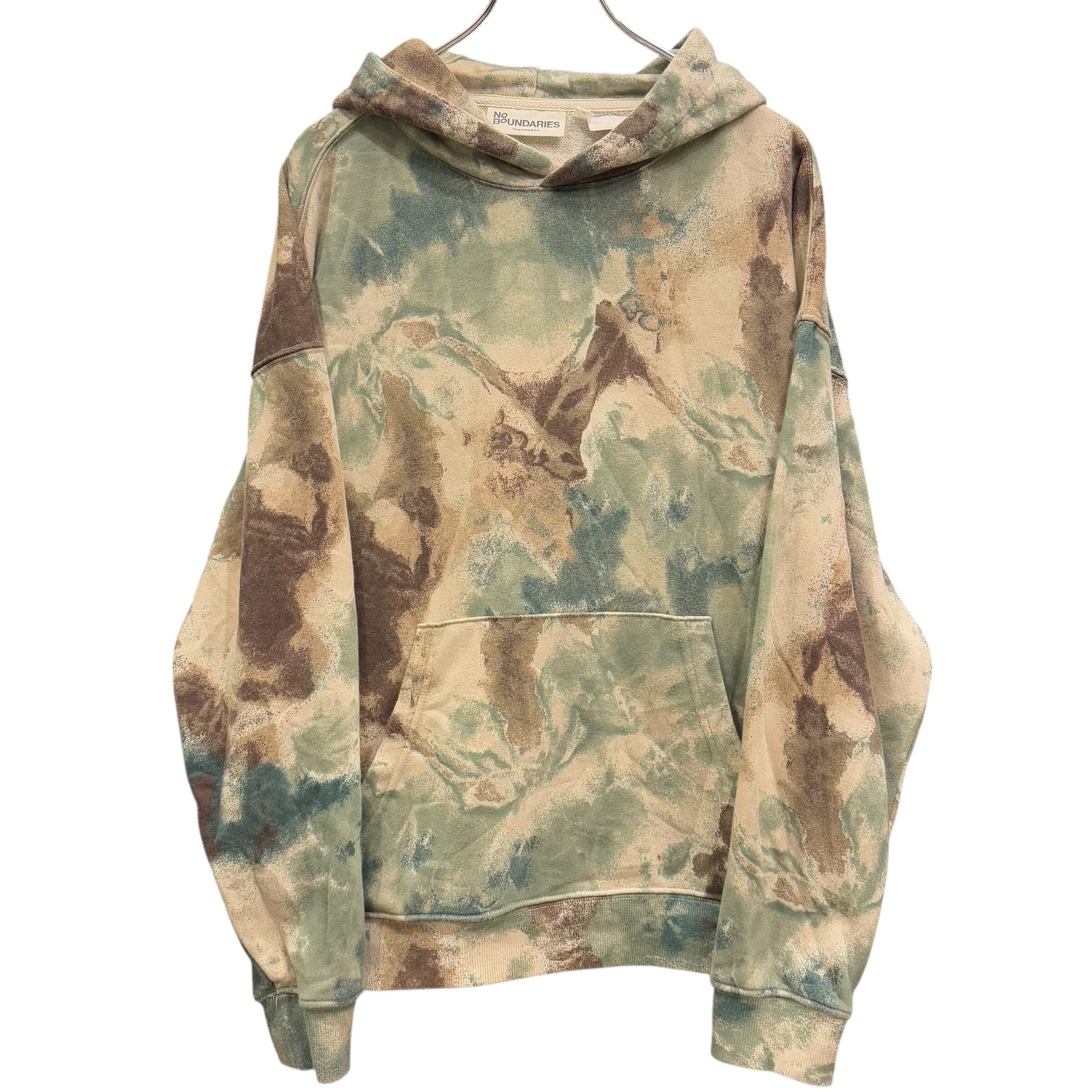 マーブル】00's NO BOUNDARIES Marble Camo Hoodie | spike osu