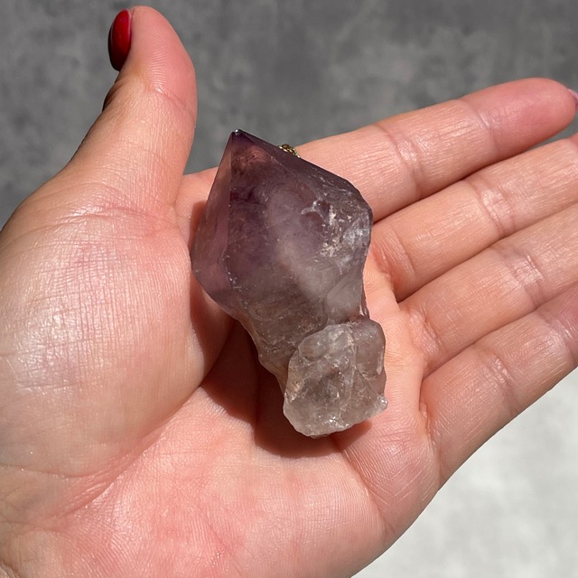 【マダガスカル産 セプター形状 アメジスト】⑥ 鉱物 天然石 パワーストーン　　