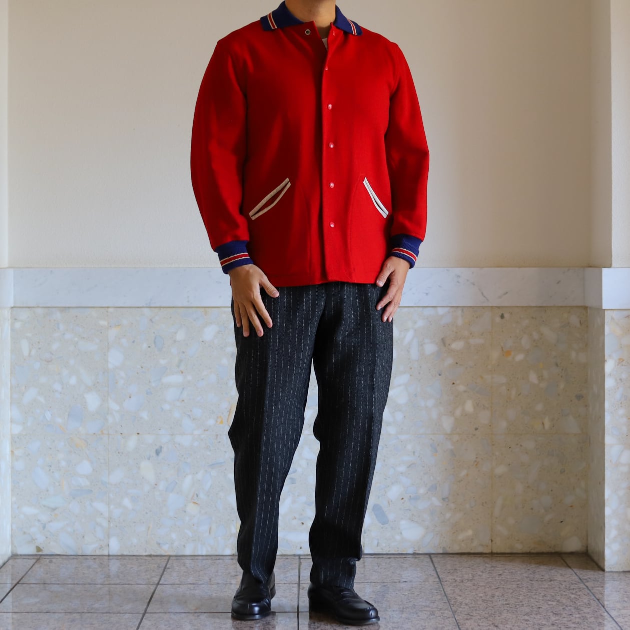 極美品】40s special vintage Wool Varsity Jacket stadium jumper