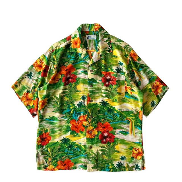 USED Aloha shirt / Islander / size M
