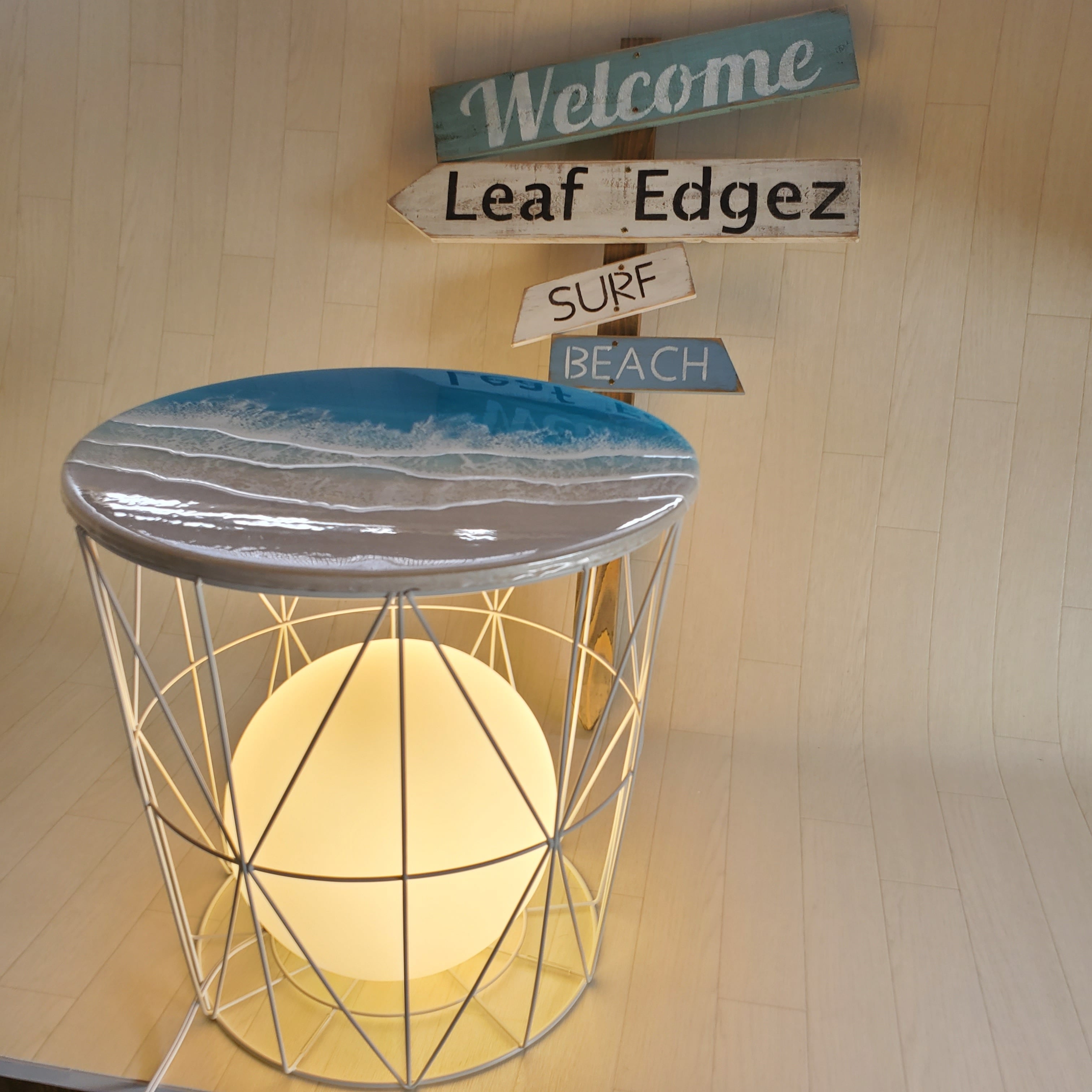 オーシャンレジンテーブル(オーダー)