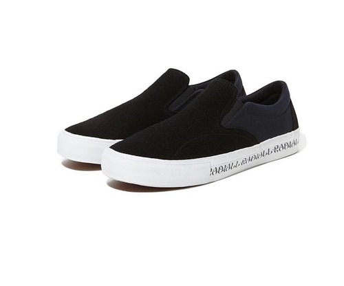 POSSESSED SHOES / BASS FOOT – SLIP ON SNEAKER BLACK