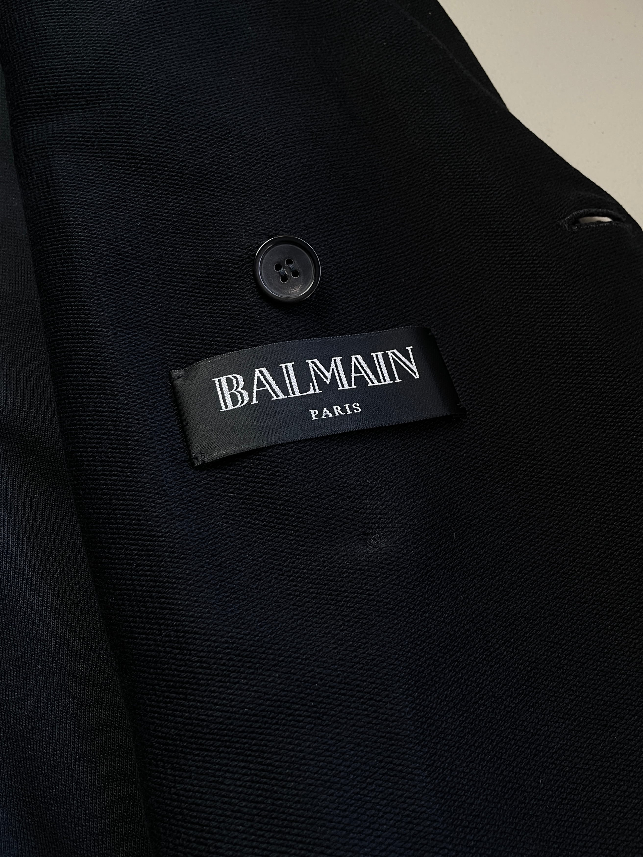 BALMAIN HOMME 16’s カラーレスエンブレムダブルジャケット 44 BALMAIN HOMME - SS16 Embroidered Phoenix Crest Blazer | Atelier Accord