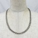 Old 925 Silver Heavy Anchor Chain Necklace Made in Italy
