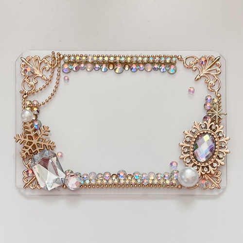 №066 飾れる！持ち歩ける！硬質カードケース デコ 硬質ケース