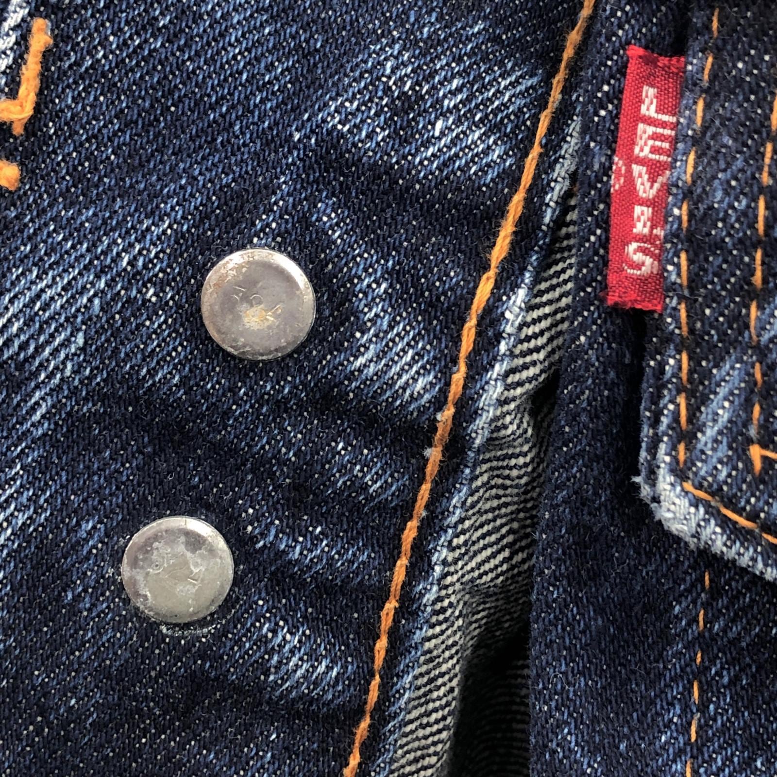 LEVI'S リーバイス 60年代 USA製 70505 4th BIG E 不均等V ボタン裏
