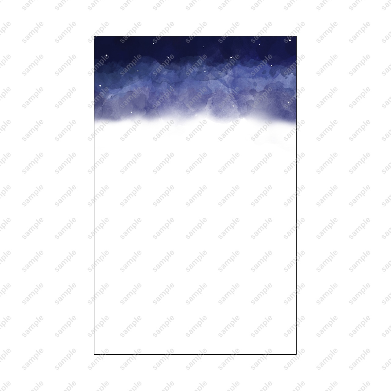 ［M6サイズ］ システム手帳用リフィル 雲の上の星 2410291