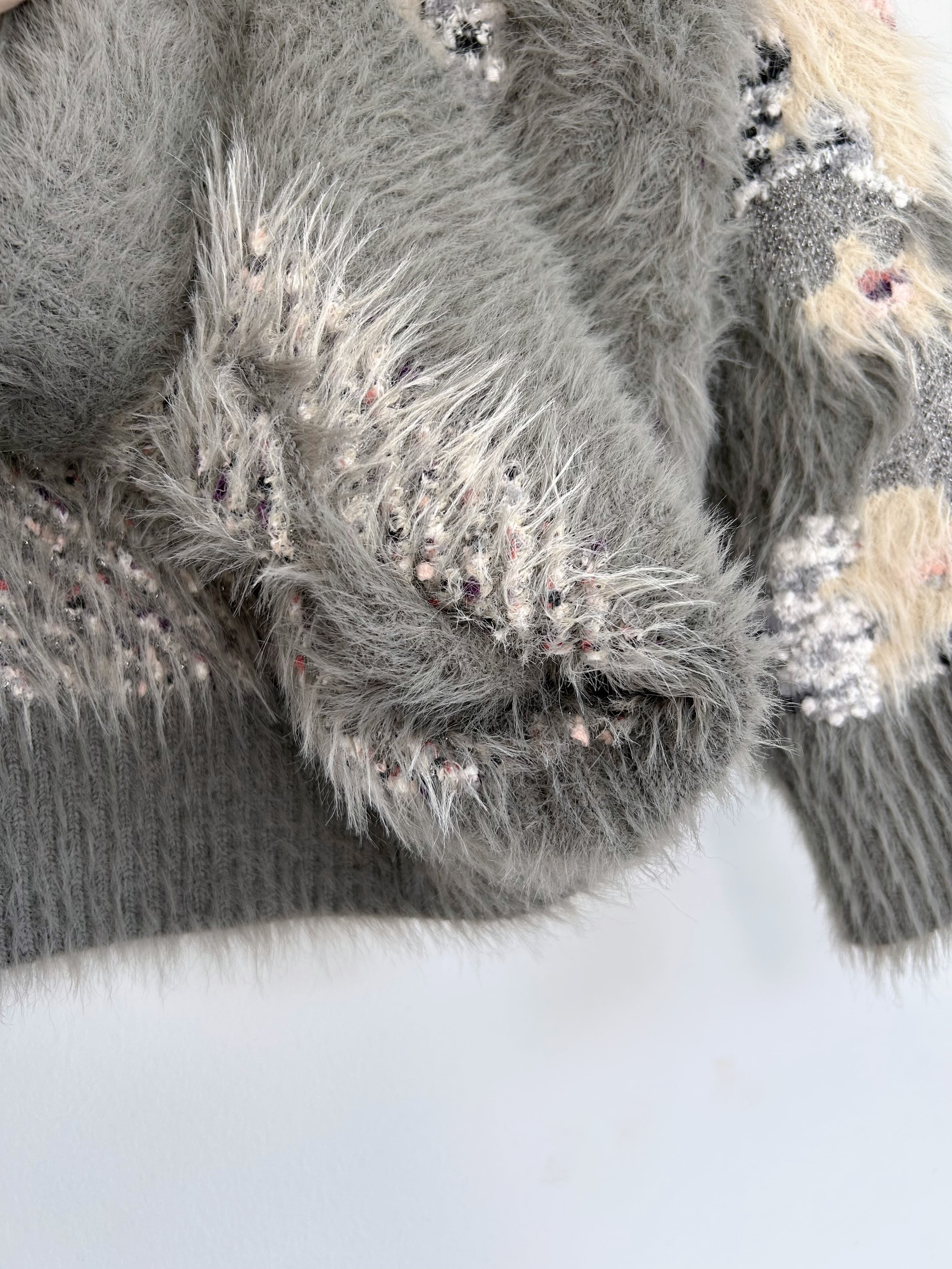 COEL 花柄ビジューシャギーカーディガン | KOKO