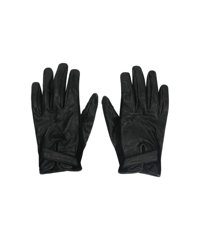 [SAN SAN GEAR] SLANT LEATHER GLOVES BLACK 正規品 韓国ブランド 韓国通販 韓国代行 韓国ファッション sansan san san sansangear サンサンギア