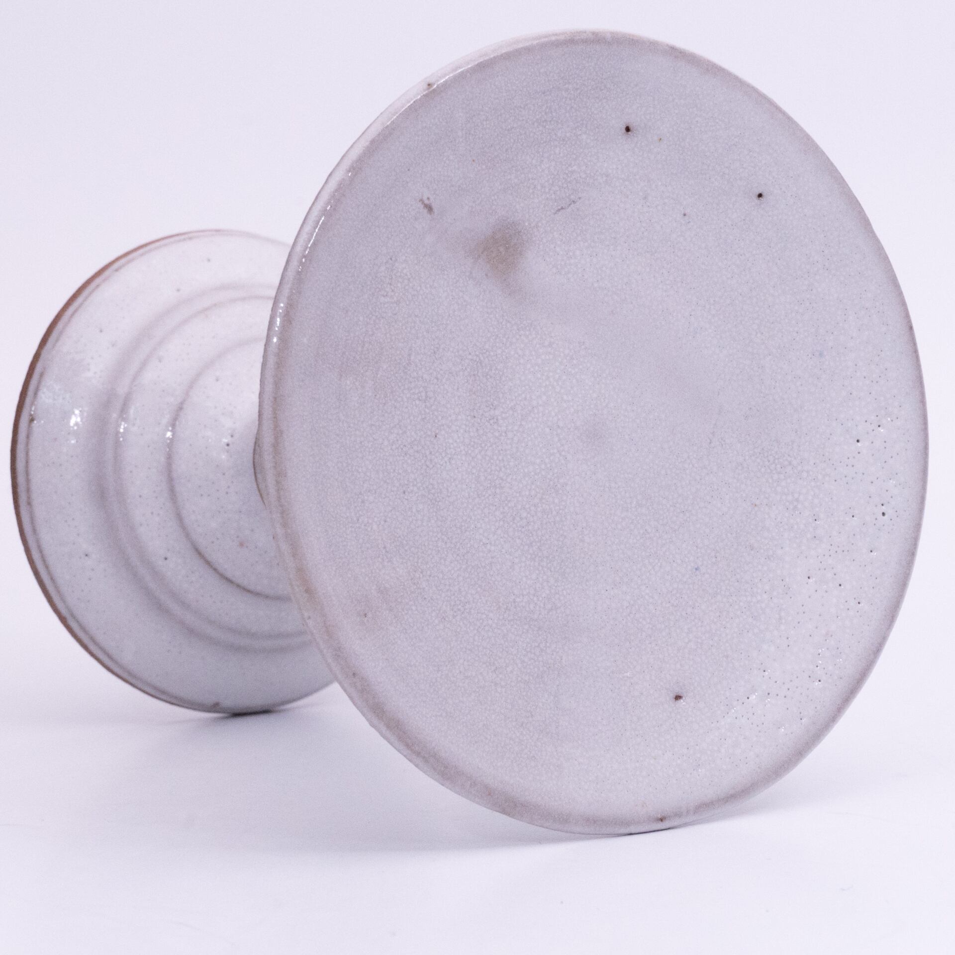 草灯 燭台 中 白 【陶器】2025011703 | Co mo feel